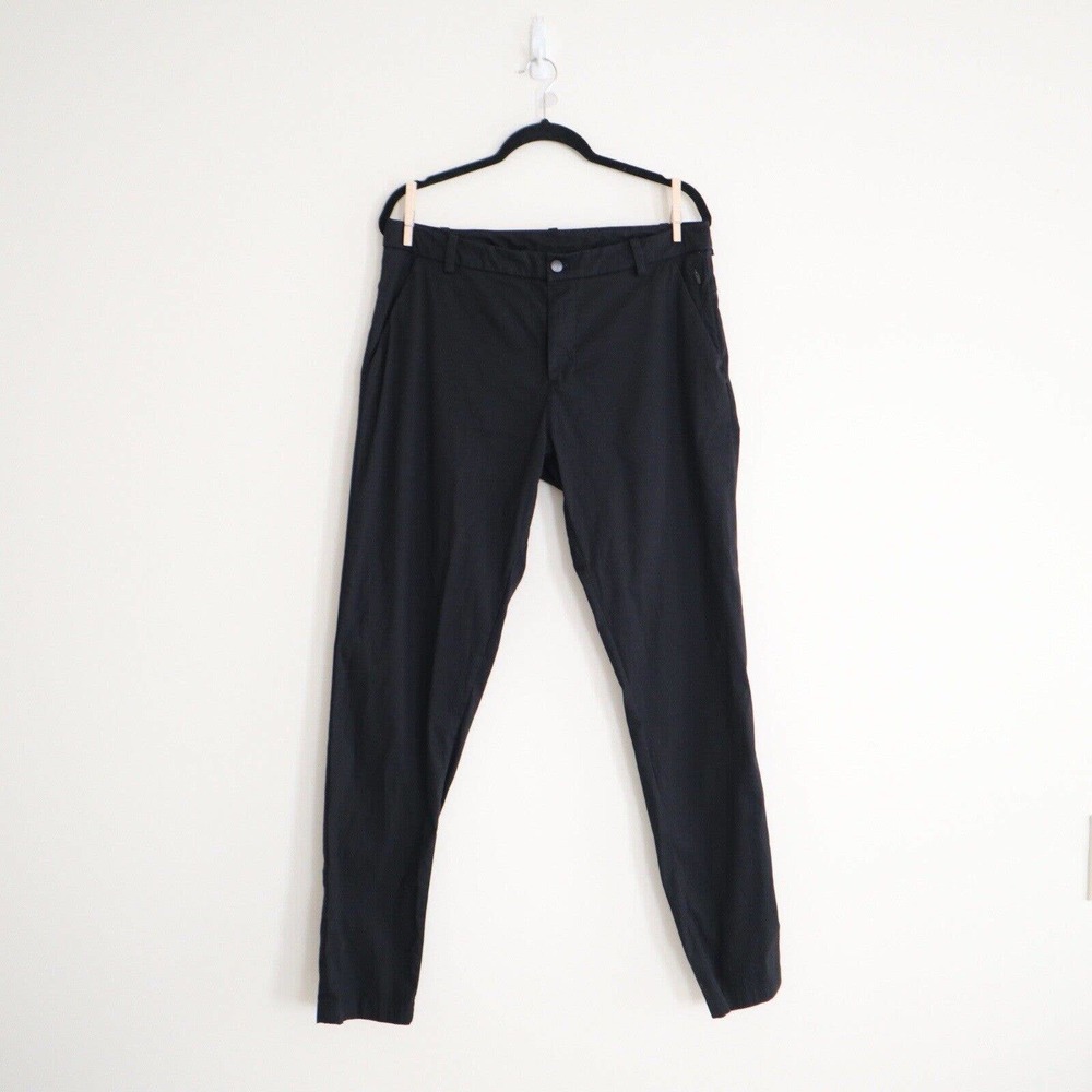 Lululemon Men's 34 Commission Pant Classic Swift Cotton M5440S Black